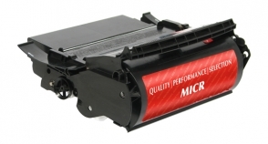 Compatible Lexmark OptraS Toner MICR - Page Yield 17600 micr, laser toner cartridge, remanufactured, compatible, monochrome laser printer, black, 1382625-m / 1382920-m / 1382925-m / 1282929-m, lexmark optra s 1250, 1255, 1620, 1625, 1650, 1855, 2420, 2450, 2455; 4059 - hy micr