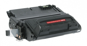 Compatible LaserJet 4250 Toner High Yield MICRicr - Page Yield 20000 micr, laser toner cartridge, remanufactured, compatible, monochrome laser printer, black, q5942x-m / 02-81136-001, hp lj 4250, 4350 series - high yield - micr