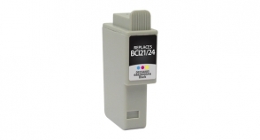 Compatible CNM BJC2000 Color Universal - Page Yield 200 inkjet cartridge, remanufactured, compatible, printer, ink, bci 21 / 24, canon bjc 2000, bjc 2010, bjc 2100, bjc 2110, bjc 2115, bjc 2120, bjc 2125, bjc 4000, bjc 4100, bjc 4200, bjc 4300, bjc 4400, bjc 4550, bjc 5000, bjc 5100; faxphone b740; multipacks c530, c545, c555, c560, c635, c2500, c3000, c3500, c5000, c5500, i250, i320, i350, i450, i455, i470d, i475d; multipass f20, mp360, mp370, mp390; pixma ip1500, ip2000, mp130, s200, s300, s330 - tri-color