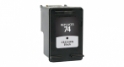Compatible InkJet  74 Black - Page Yield 200 inkjet cartridge, remanufactured, compatible, printer, ink, cb335wn (#74), hp 74 - deskjet d4260, d4360; officejet j5780, j6480; photosmart d5345, d5360, d5363, d5368; photosmart all-in-one c4240, c4250, c4280, c4340, c4380, c4385, c4480, c4500, c4580, c4599, c5240, c5250, c5280, c5580 - black