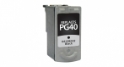 Compatible CNM PG-40 INK Black - Page Yield 327 inkjet cartridge, remanufactured, compatible, printer, ink, 0615b002 (pg-40), canon fax-jx200; pixma ip1600, ip1700, ip1800, ip2600; mp140, mp150, mp160, mp170, mp180, mp210, mp300, mp310, mp450, mp460, mp470 (pg-40) - black