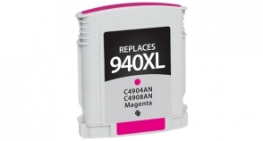 Compatible 940XL Magenta Chipped - Page Yield 1400 inkjet cartridge, remanufactured, compatible, printer, ink, c4904an / c4908an (#940xl), hp 940xl - officejet pro 8000, 8000 wireless, 8500, 8500 premier, 8500 wireless, 8500a, 8500a premium; officejet plus 8500a hy - magenta - chipped