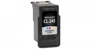 Compatible Canon CL-241 Ink Tri-Color - Page Yield 180 inkjet cartridge, remanufactured, compatible, printer, ink, 5209b001 (cl-241), canon pixma photo all-in-one printers mg2120, mg2220, mg3120, mg3220, mg3520, mg4120, mg4220; pixma office all-in-one mx372, mx392, mx432, mx439, mx452, mx512, mx522 (cl-241) - tri-color