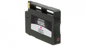 Compatible 933XL Ink Magenta - Page Yield 825 inkjet cartridge, remanufactured, compatible, printer, ink, cn055a, hp officejet 6100 eprinter; officejet 6600 eall-in-one; officejet 6700 premium e-all-in-one; officejet 7710 eprinter wide format; officejet 7610 wide format e-all-in-one (hp 933xl) - inkjet cartridge, magenta