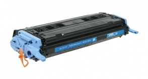 Compatible 1600/2600 Toner Cyan - Page Yield 2000 laser toner cartridge, remanufactured, compatible, color laser printer, q6001a ( 124a), hp color lj 2600, 2605, 1600 series, cm1015 mfp, cm1017 mfp - cyan