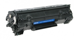 Compatible P1005 Toner Ultra High Yield - Page Yield 2200 laser toner cartridge, remanufactured, compatible, monochrome laser printer, black, cb435a-j, hp lj p1002, p1003, p1004, p1005, p1006, p1009 - extended yield