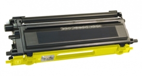 Compatible Brother TN115 Toner Yellow High Yield - Page Yield 4000 laser toner cartridge, remanufactured, compatible, color laser printer, tn115y, brother hl-4040cn, hl-4040cdn, hl-4070cdw; mfc-9440cn, mfc-9450cdn, mfc-9840cdw; dcp-9040cn, dcp-9045cdn, high yield - yellow