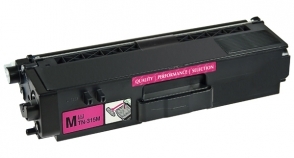 Compatible Brother TN310 Toner Magenta - Page Yield 1500 laser toner cartridge, remanufactured, compatible, color laser printer, tn310m, brother hl-4150cdn, hl-4570cdw, hl-4570cdwt; mfc-9460cdn, mfc-9560cdw, mfc-9970cdw - magenta