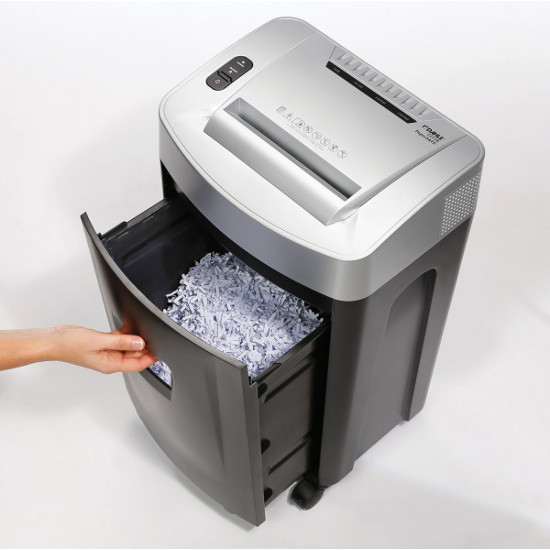 Dahle PaperSAFE 22318 Paper / Multi+Media Shredder - Easy to empty waste bin- Pull open front to empty shredded waste container.