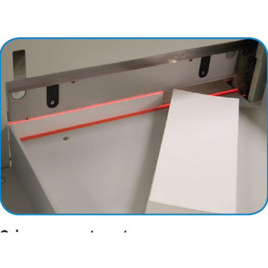 Formax Cut-True 27S Semi-Automatic Electric Paper Cutter - Crisp, accurate cuts - Hardened steel blade for razor sharp cuts