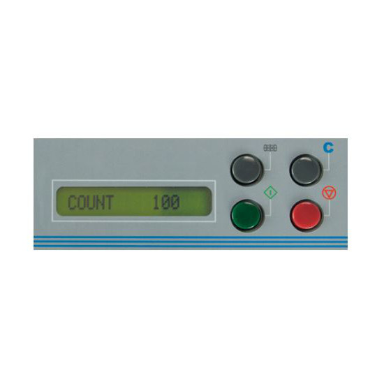 User-Friendly LCD control panel with resettable counter