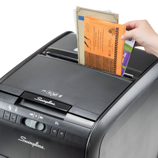 Swingline® Stack-and-Shred™ 80X Auto Feed Shredder