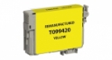 Compatible EPSON 99 INK Yellow - Page Yield 450 inkjet cartridge, remanufactured, compatible, printer, ink, t099420, epson artisan aio  700, 710, 725, 730, 800, 810, 835, 837 - yellow