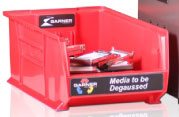 Garner - MB-1R - Red media bin