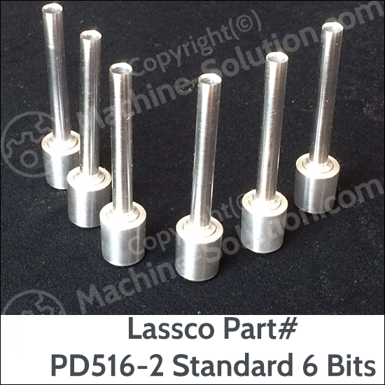 Lassco PD516-2 Standard 5/16in Package of 6 Drill Bits (2in Drilling Capacity) Lassco PD516-2 Standard 5/16in Package of 6 Drill Bits (2in Drilling Capacity)