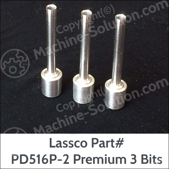 Lassco PD516P-2 Premium 5/16in Package of 3 Drill Bits (2in Drilling Capacity) Lassco PD516P-2 Premium 5/16in Package of 3 Drill Bits (2in Drilling Capacity)