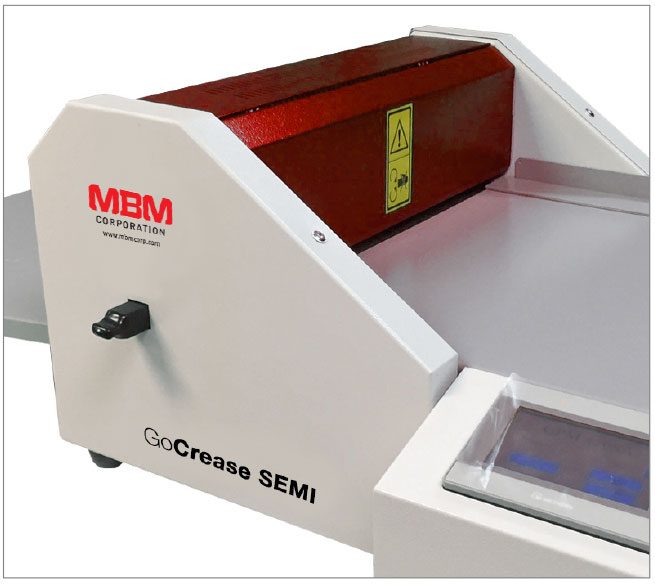 MBM GoCrease SEMI Auto Programmable Paper Creaser and Perforating Machine - GoCreaseSEMI