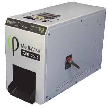 Phiston Technologies MediaVise MV02C Compact with Chute Digital Media Sanitizer 