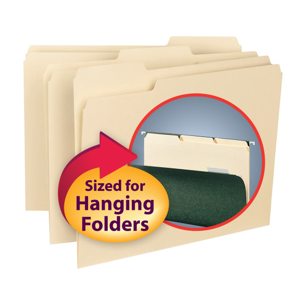 Smead 10230 Interior Folders (Bundle: 5 BX) Two Pocket Folder