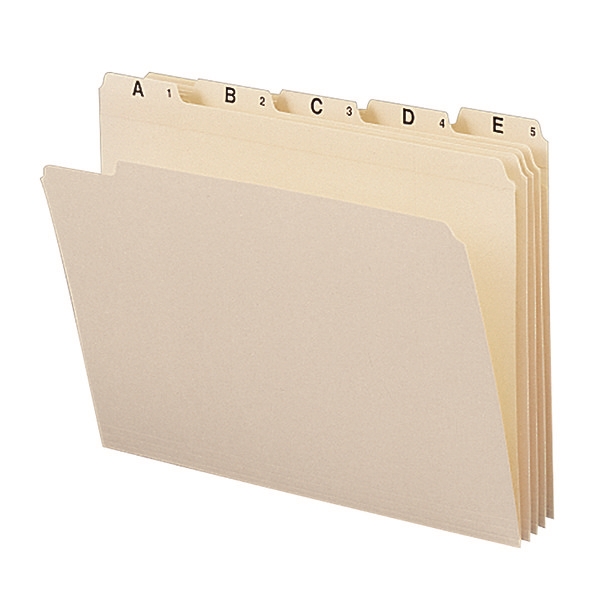 Smead 11777 Indexed Folder Sets (Bundle: 5 ST) Antimicrobial Folders