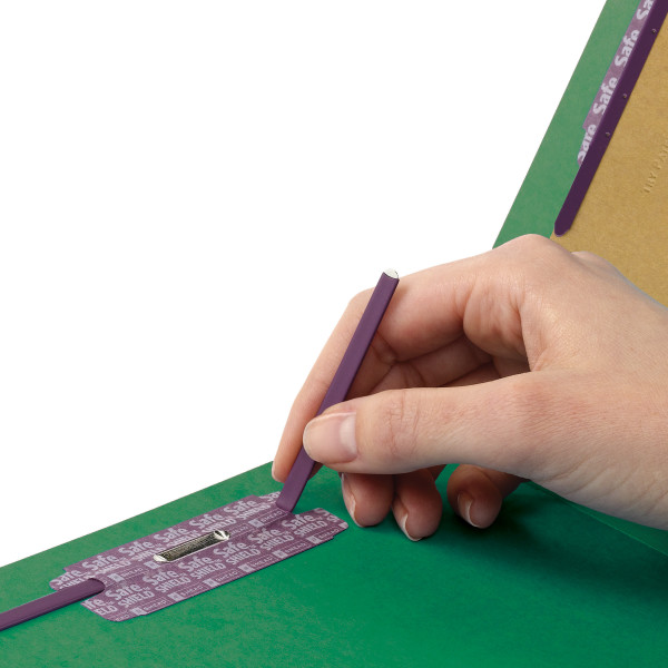 Smead 14083 Pressboard Classification Folders with Pocket-Style Dividers and SafeSHIELD Coated Fastener Technology Classification Folders