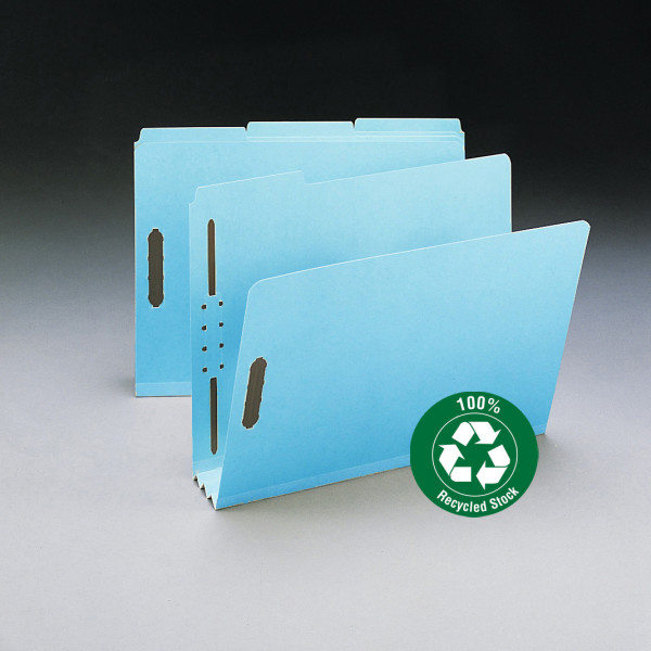 Smead 15002 100% Recycled Pressboard Fastener Folders File Folders