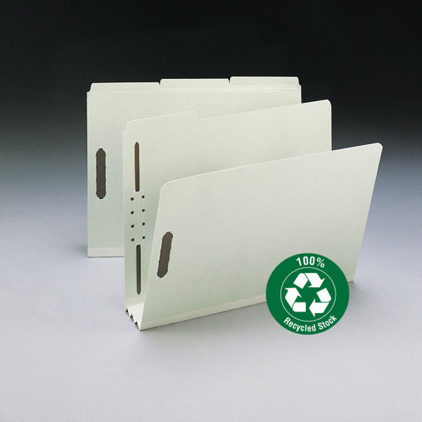 Smead 15005 100% Recycled Pressboard Fastener Folders Fastener Folders