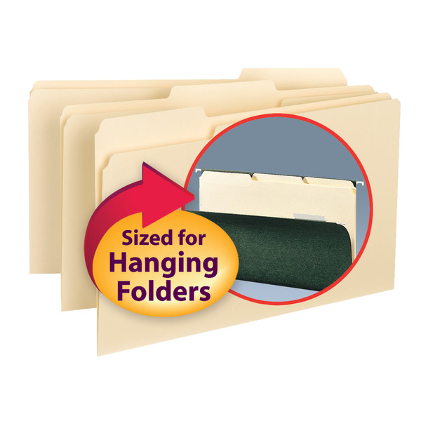 Smead 15230 Interior Folders (Bundle: 5 BX) Fastener Folders