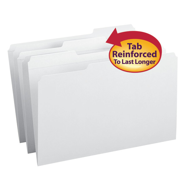 Smead 17834 Colored Folders with Reinforced Tab Fastener Folders