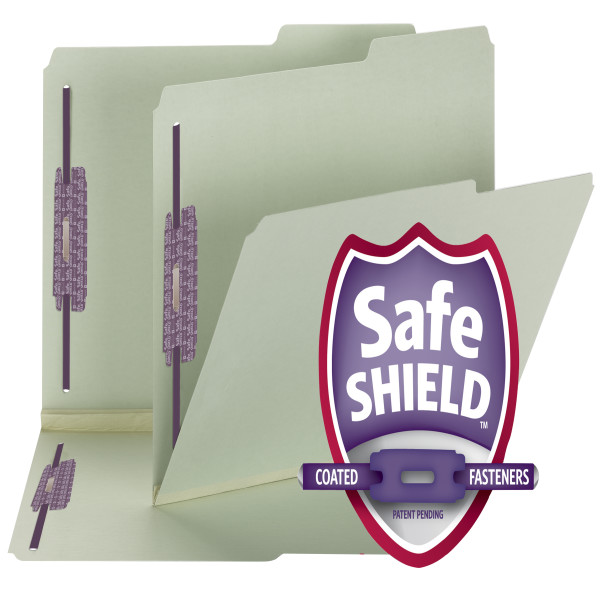 Smead 19920 Pressboard Fastener Folders with SafeSHIELD Coated Fastener Technology File Wallet