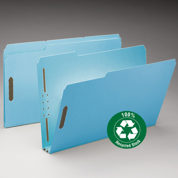 Smead 20001 100% Recycled Pressboard Fastener Folders Fastener Folders