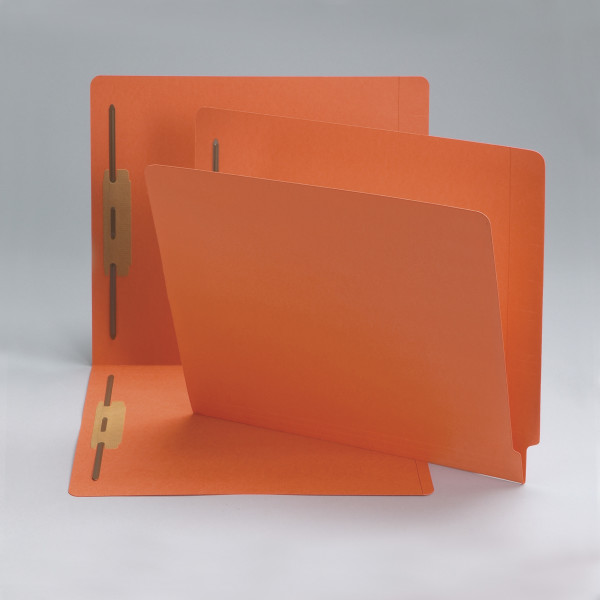 Smead 25640 End Tab Colored Fastener Folders with Shelf-Master Reinforced Tab Classification Folders
