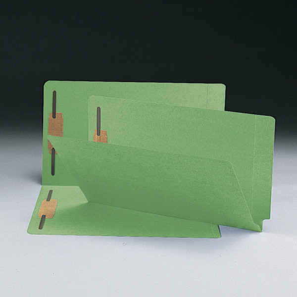 Smead 28140 End Tab Colored Fastener Folders with Shelf-Master Reinforced Tab Classification Folders