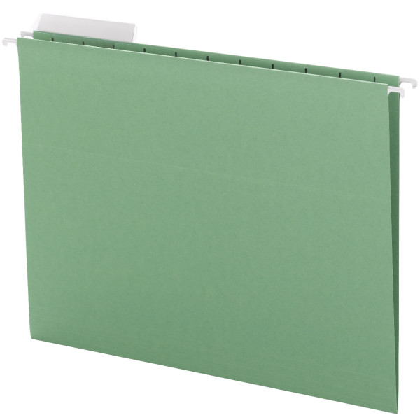 Smead 64022 Colored Hanging Folders with 1/3-Cut tabs Vertical Organizer