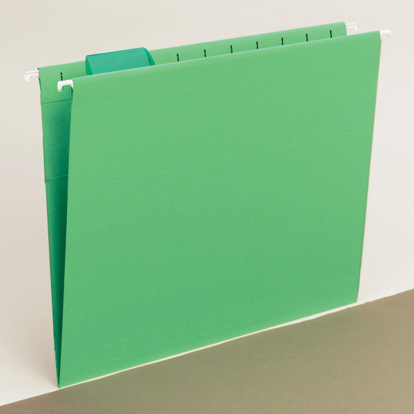 Smead 64061 Colored Hanging Folders with Tabs Three-Ring Dividers