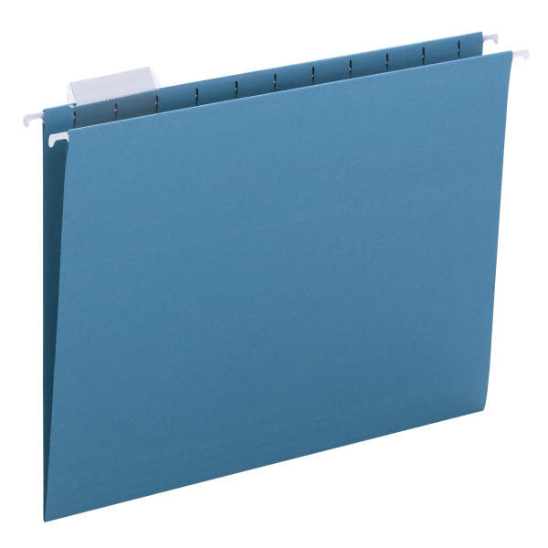 Smead 64074 Colored Hanging Folders with Tabs Viewables Labels