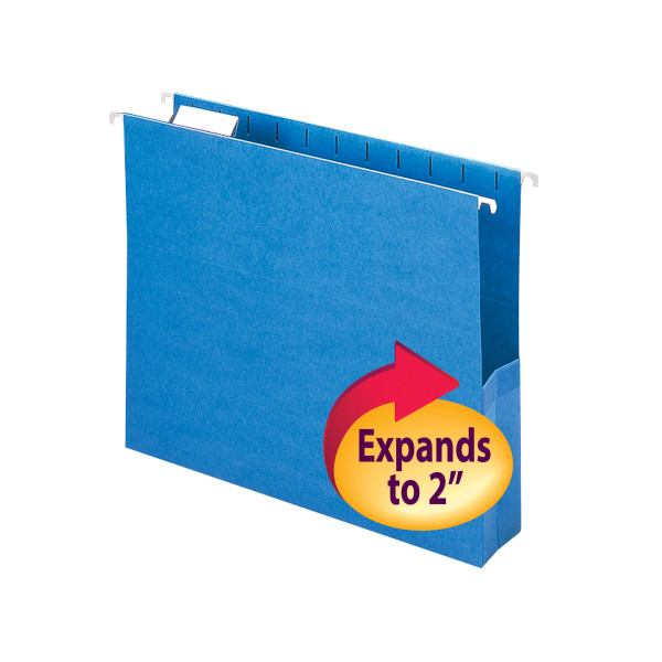 Smead 64250 Colored Hanging Pockets Expanding File