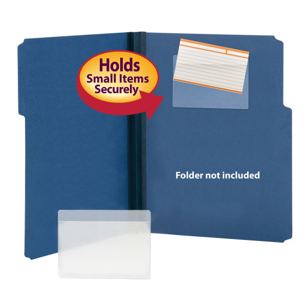 Smead 68153 Self-Adhesive Poly Pockets Expansion