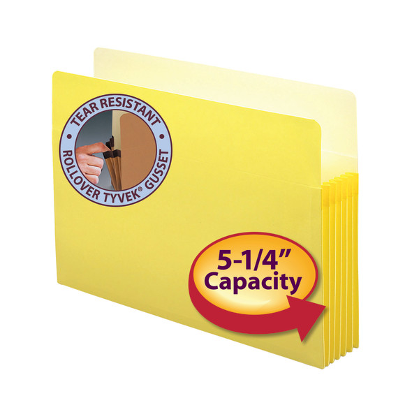 Smead 74243 Colored File Pockets Fastener Folders
