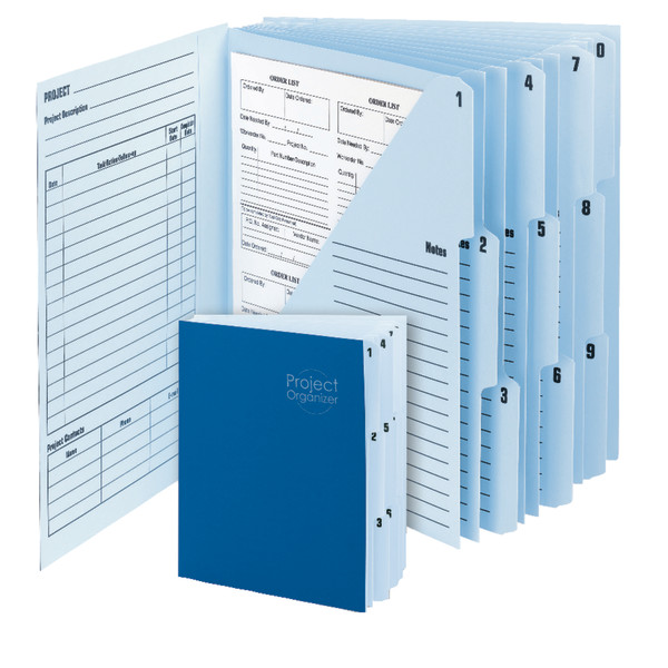 Smead 89200 10-Pocket Project Organizer (Bundle: 10 EA) Fastener Folders