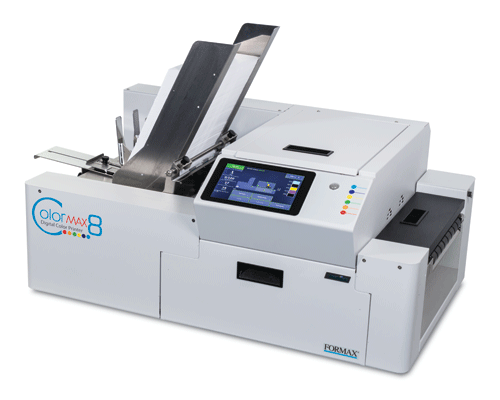 ColorMax 8C Printer Digital Color Printer with 3 Conveyor Stacker ColorMax 8C Printer Digital Color Printer with 3 Conveyor Stacker