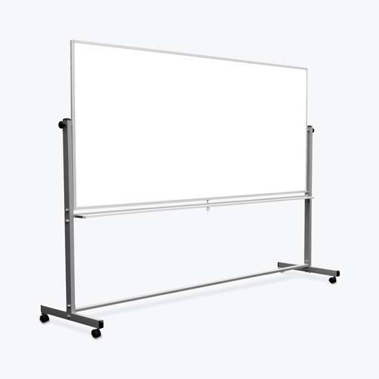 Luxor MB9640WW Reversible Magnetic Mobile 96x40 Whiteboard/ Whiteboard Luxor MB9640WW Reversible Magnetic Mobile 96x40 Whiteboard/ Whiteboard