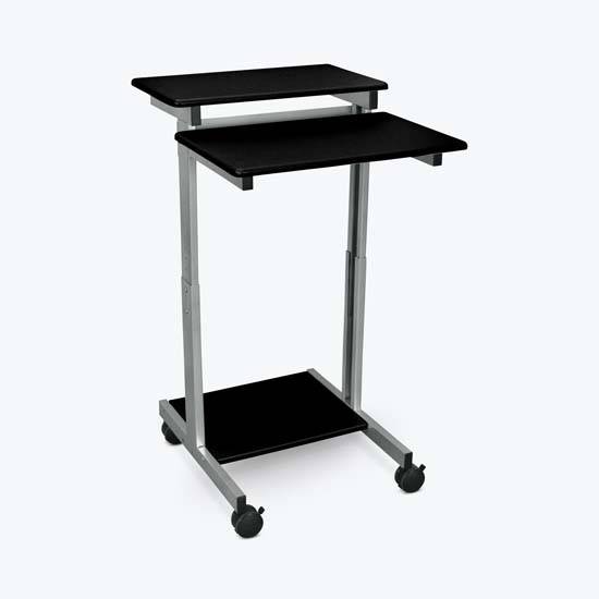 Luxor STANDUP-24-B Stand Up Presentation Station - Black Luxor STANDUP-24-B Stand Up Presentation Station - Black