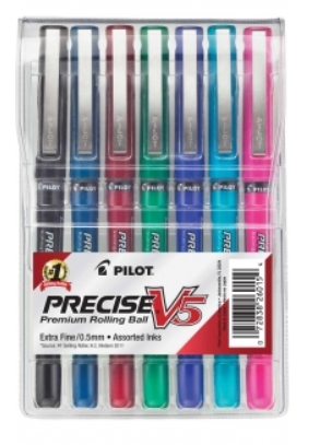 Pilot 26015 Precise V5 Rolling Ball Stick pen 7 pack Pilot 26015 Precise V5 Rolling Ball Stick pen 7 pack