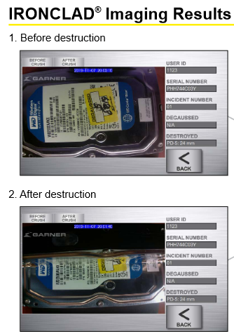 Garner PD-5 IRONCLAD Hard Drive Destruction & Verification - PD-5 IRONCLAD