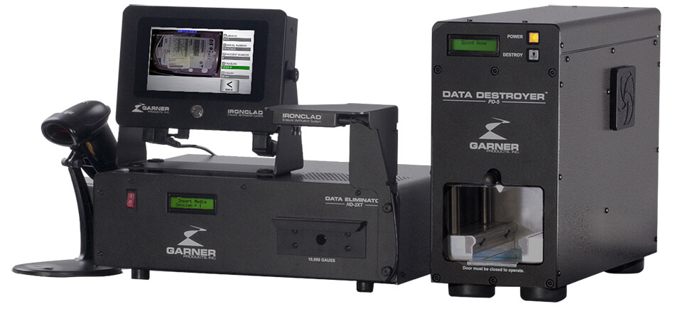 Garner DD-25 IRONCLAD Degauss Destroy Package With HD-2XT IRONCLAD / PD-5
