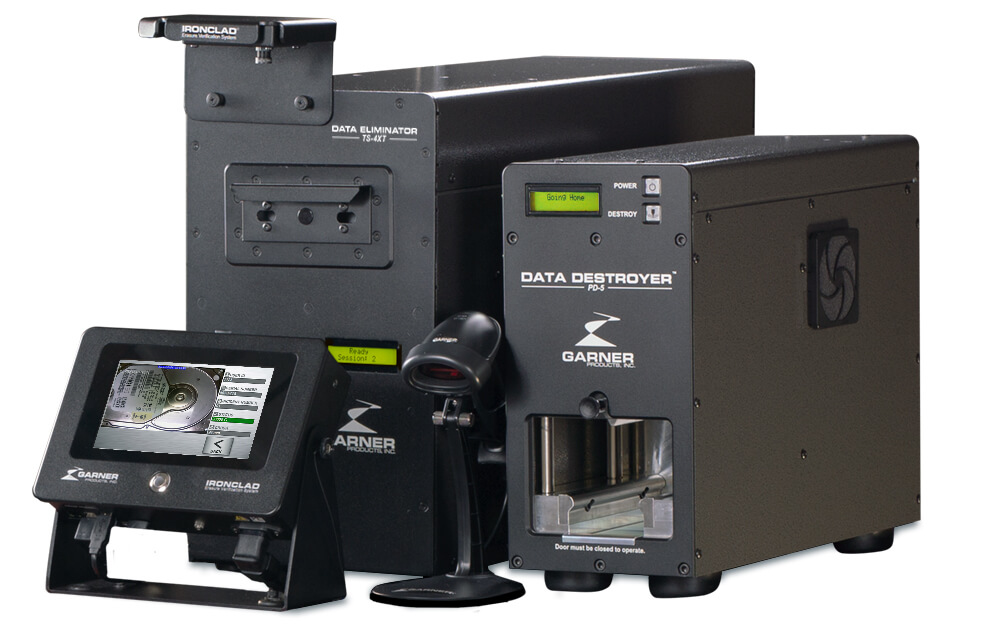 Garner DD-4XT5 IRONCLAD Degausser Hard Drive Destroyer Package includes TS-4XT, PD-5, IC-TS1XT