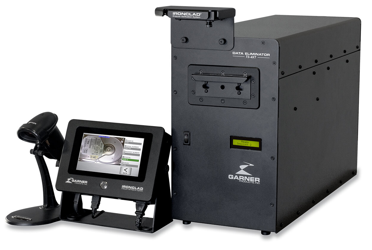 Garner TS-4XT Ironclad Degausser 30,000 Gauss Class with IRONCLAD Display Unit, Image Capture System: Scanner for TS-4XT